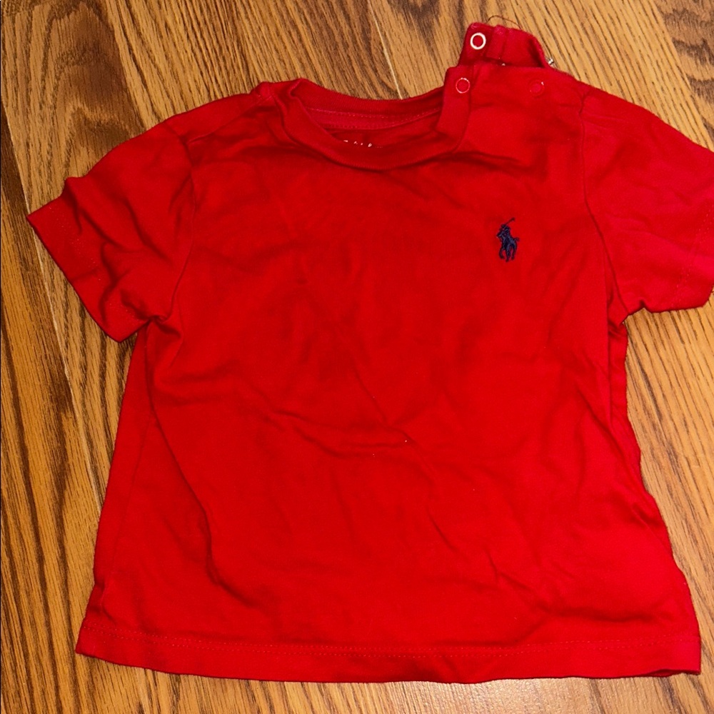 Ralph Lauren Kids Bright Red Tee